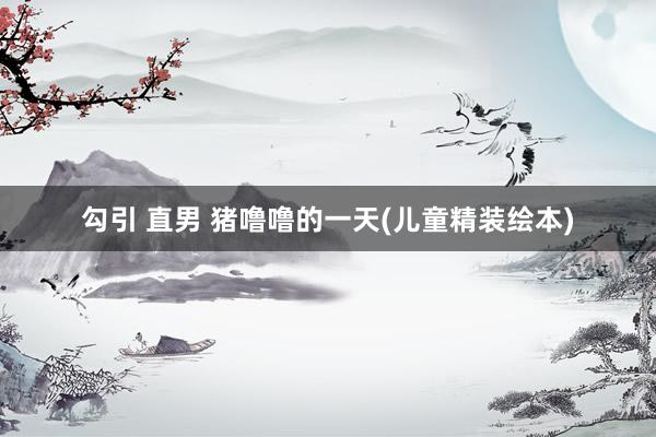 勾引 直男 猪噜噜的一天(儿童精装绘本)